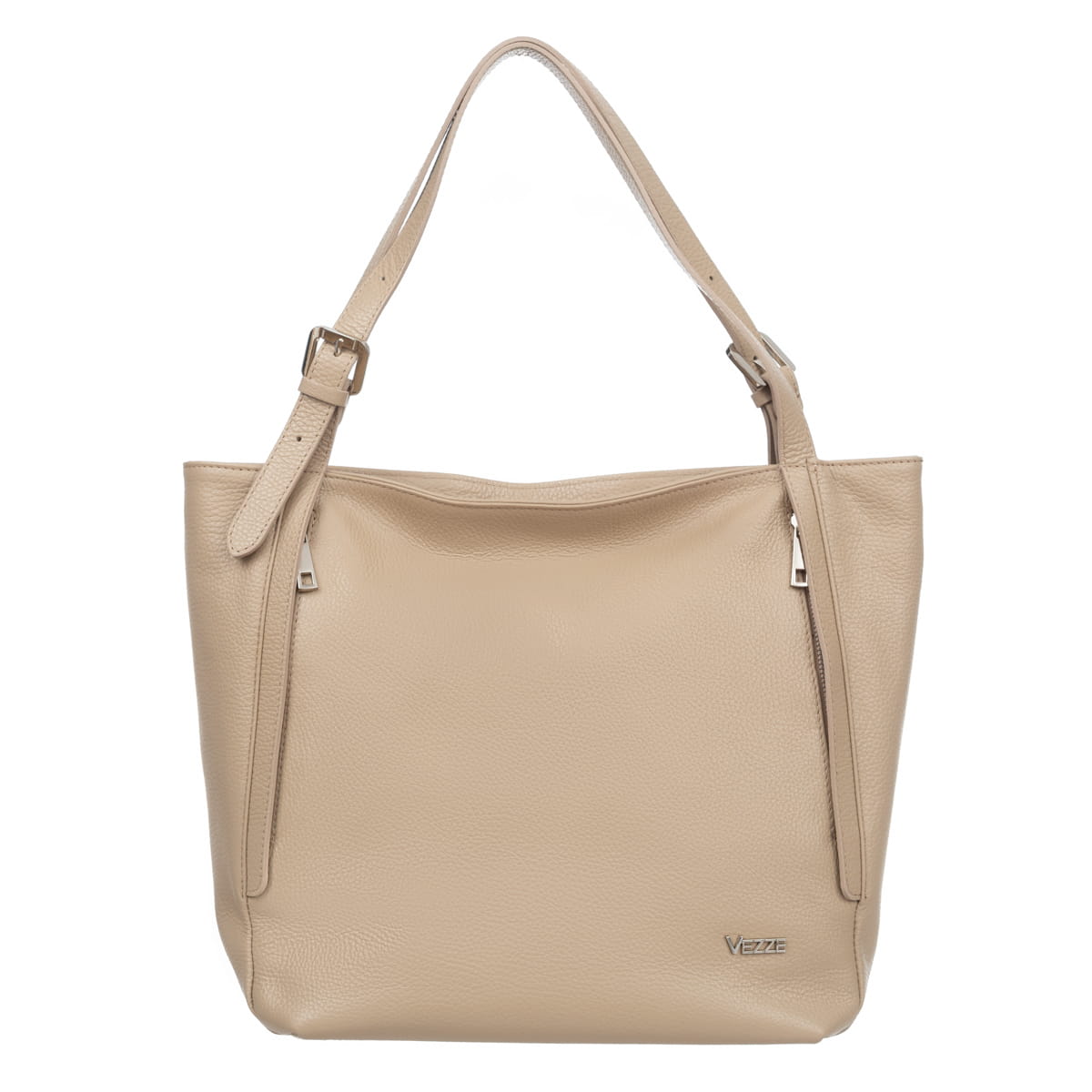 Dámská kožená nákupní taška Vezze Segna Béžová