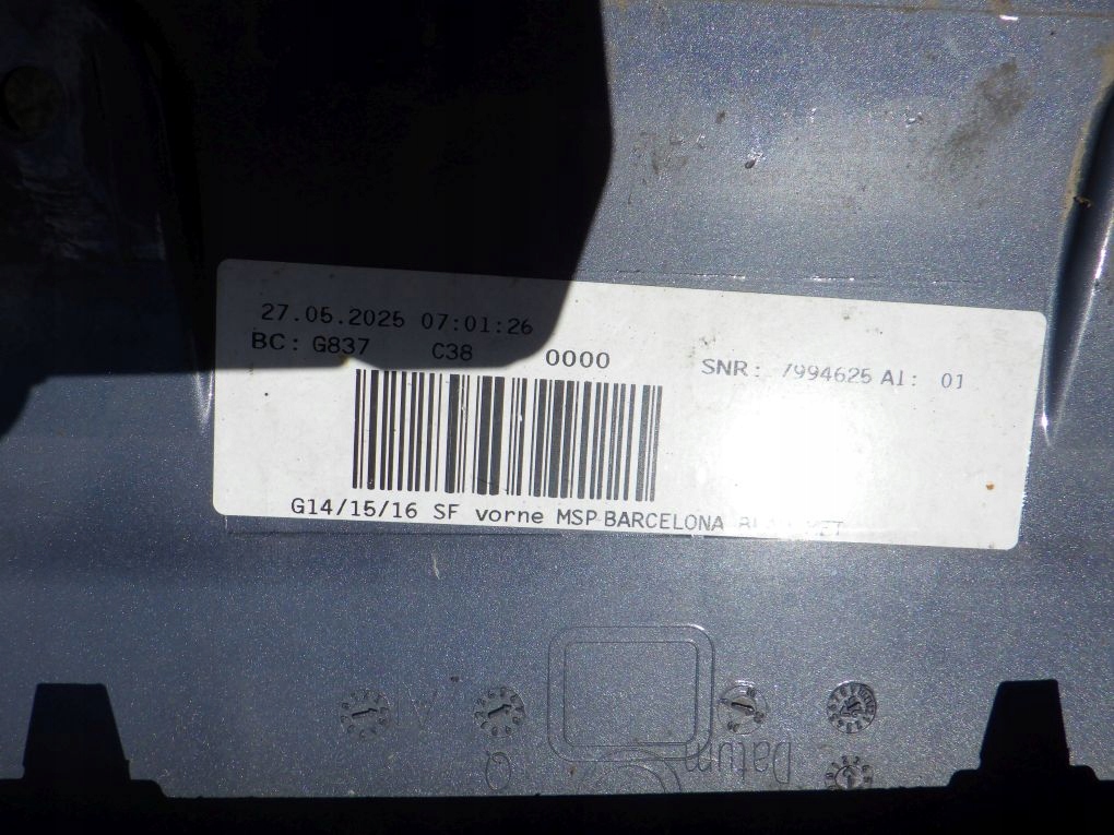 BMW 8 G14 G15 G16 M PAKIET Frontstoßstange