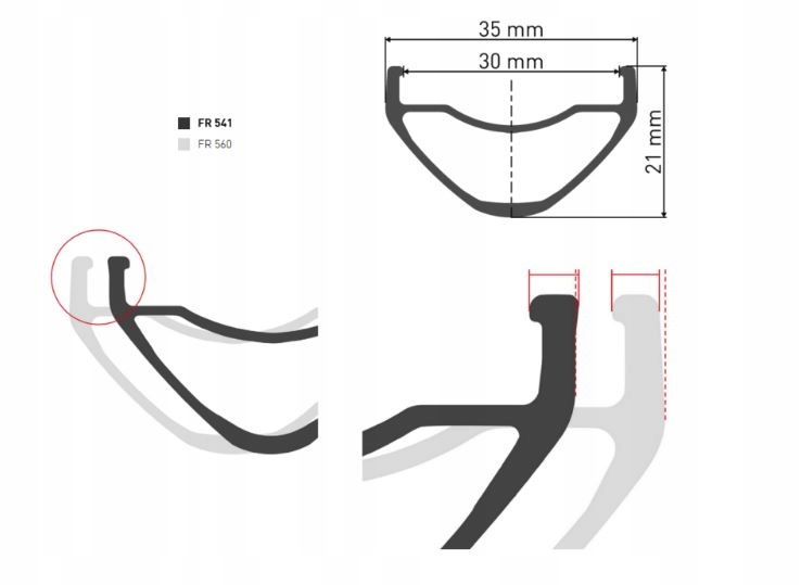 Obręcz DT Swiss FR 541 27,5" 32 otw. Kod producenta RDFR54BDPW32SA1488