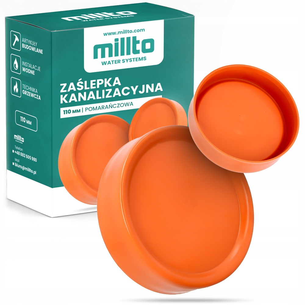 

Zaślepka kanalizacyjna 110 pomarańczowa korek