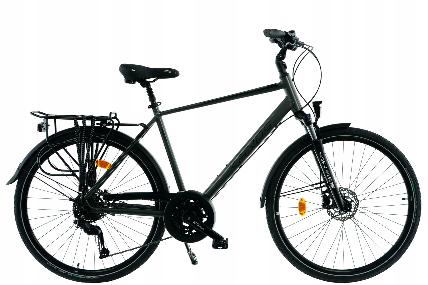 Rower Trekkingowy 28 Kands Verso V2 grafitowy połysk R21 wzrost 184-200 cm