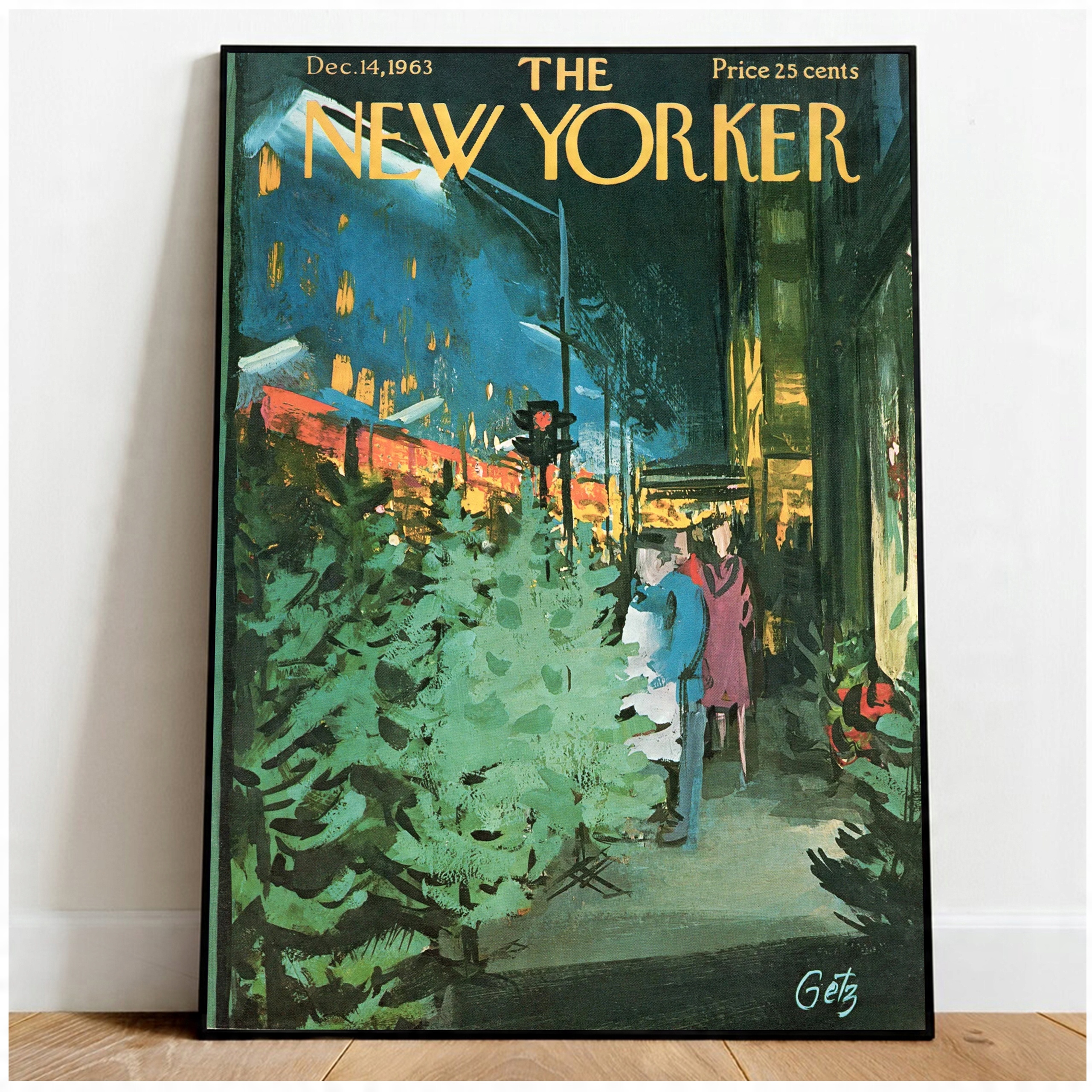 

Plakat Obraz Świąteczny Święta New Yorker A3