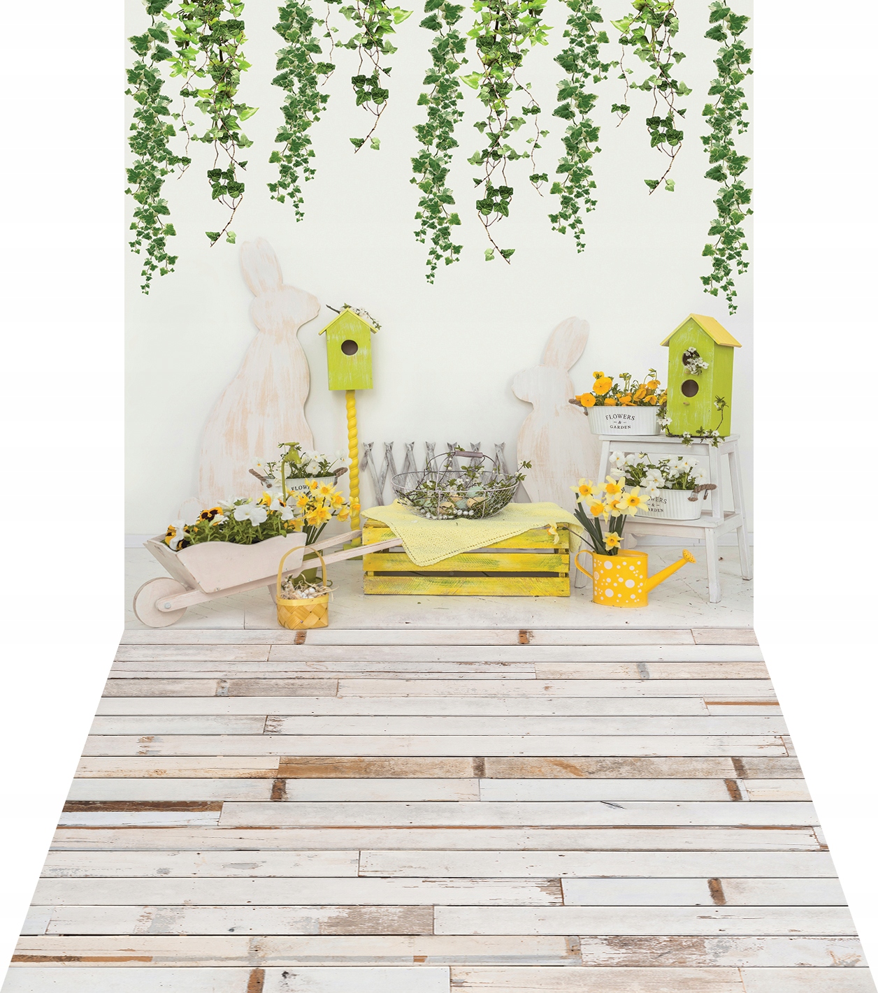 TŁO tła WIELKANOCNE, wiosna 160x400 WLKN064