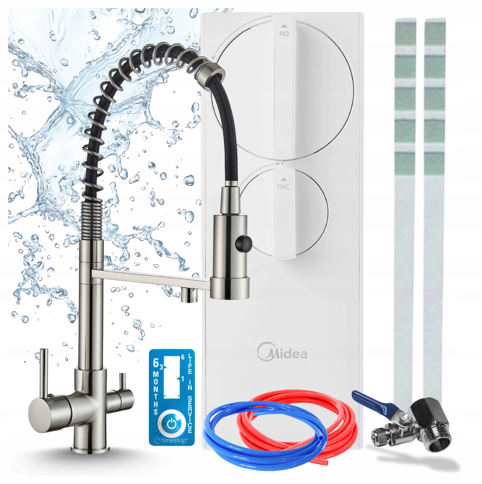 Kohútik Na Filter Vody Kuchynský Pzh A Filter Midea RO5 400GPD Reverzná Osmóza