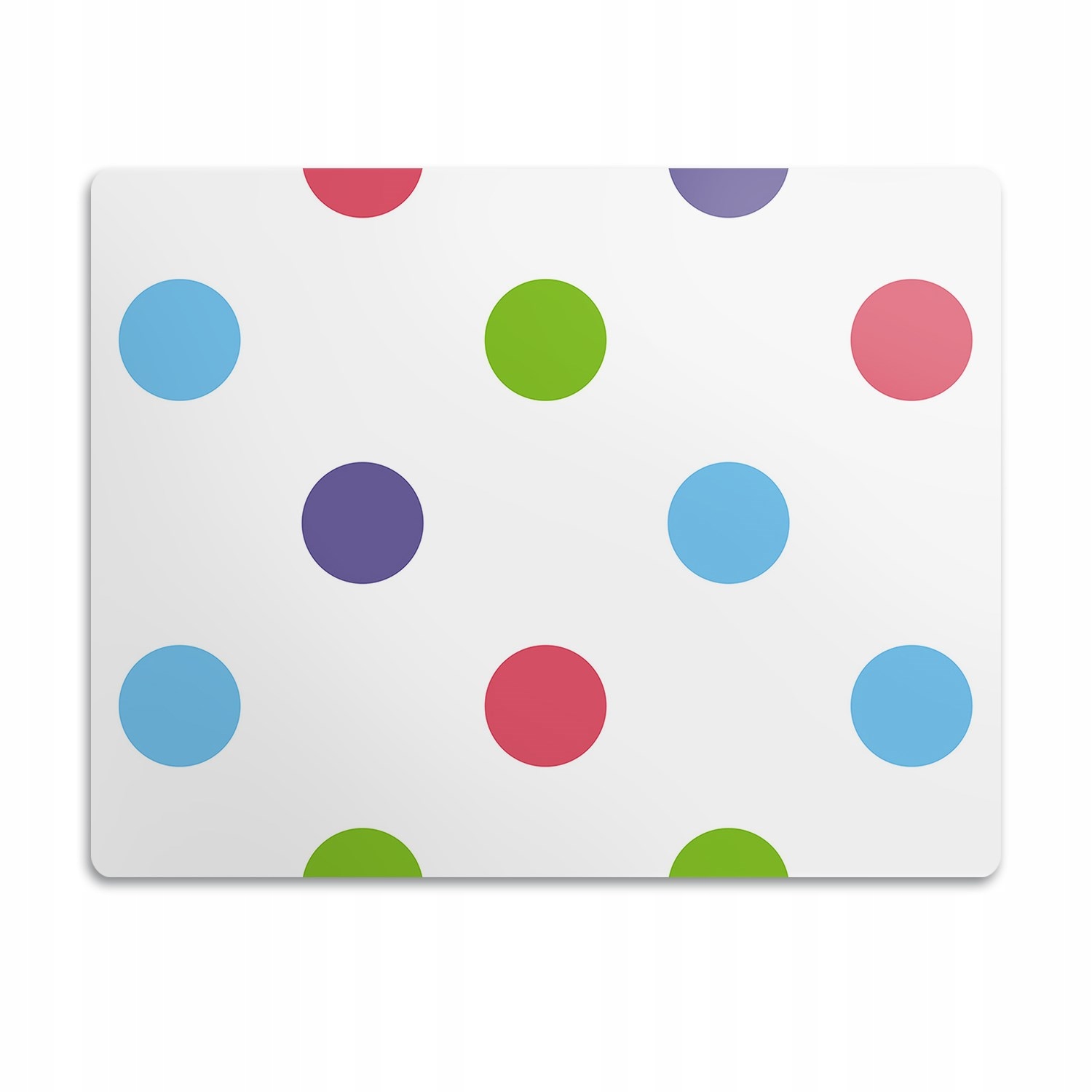 Levně Podložka pod misku Barevné zvětšené tečky 60x40 cm