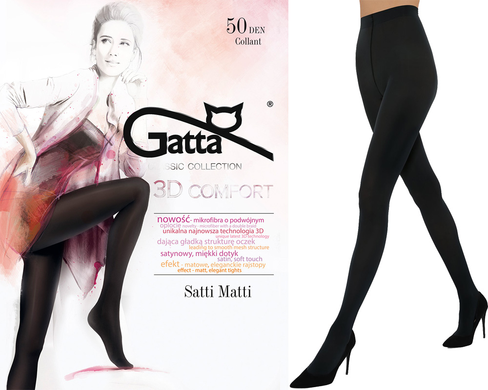 

pg. Rajstopy Gatta Satti Matti 3D 50 den rozm. 3-M