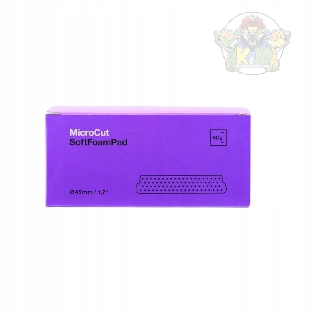 Koch Chemie Micro Cut Soft Foam Pad 45 Gąbka Polerska Fioletowa Na Rzep