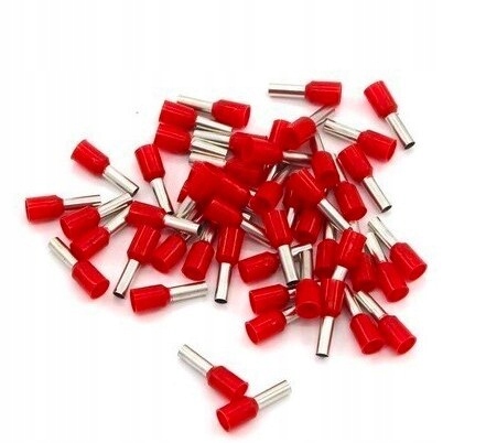 

Tulejka izolowana końcówka kablowa 1mm²/8 100 szt.