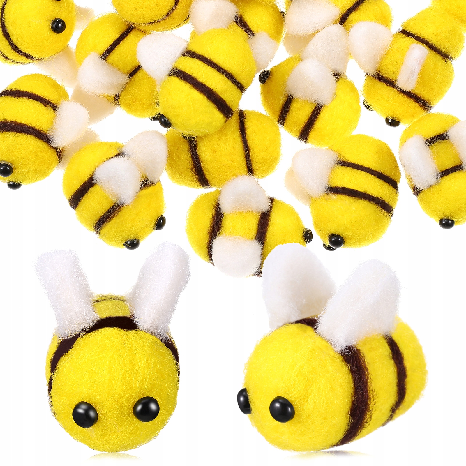 

Filcowa pszczoła Decor Home Wełniana zabawka Bumblebee 24 szt