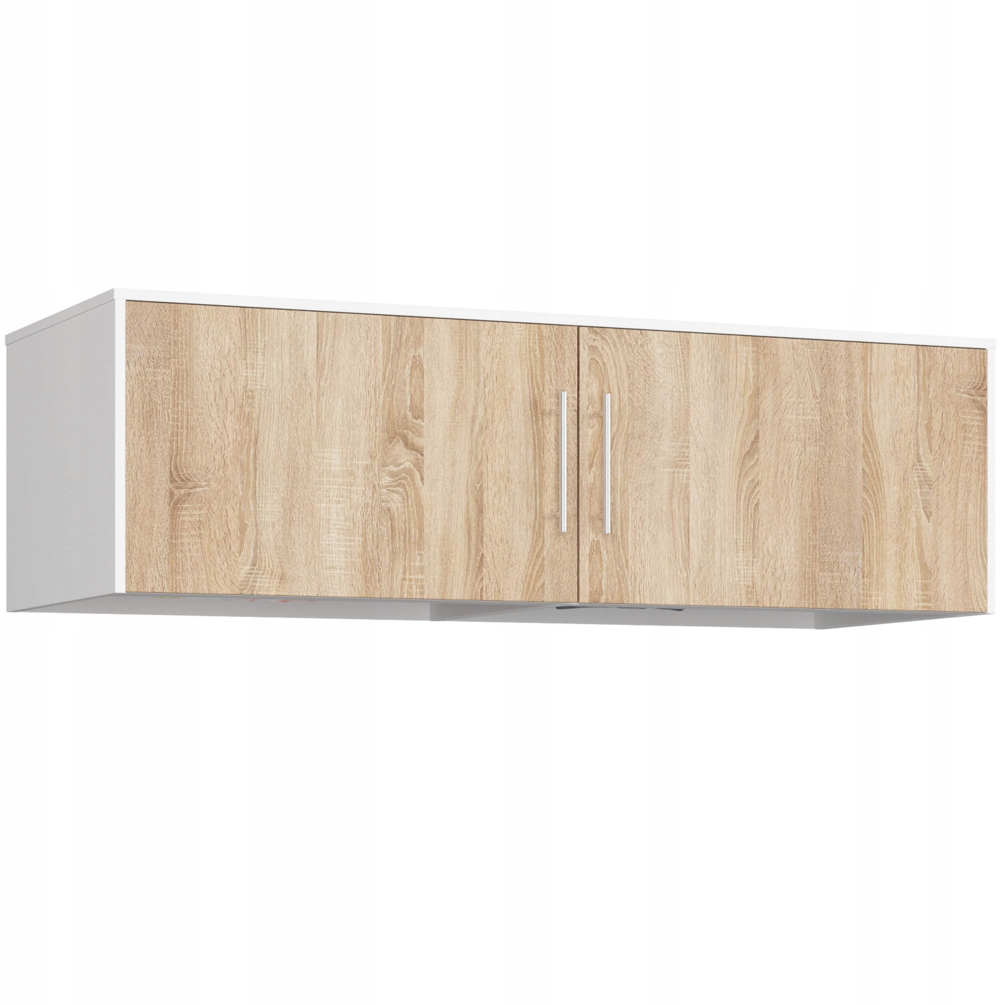 Nadstavba Na Skriňu S150 Biela Dub Sonoma Akd