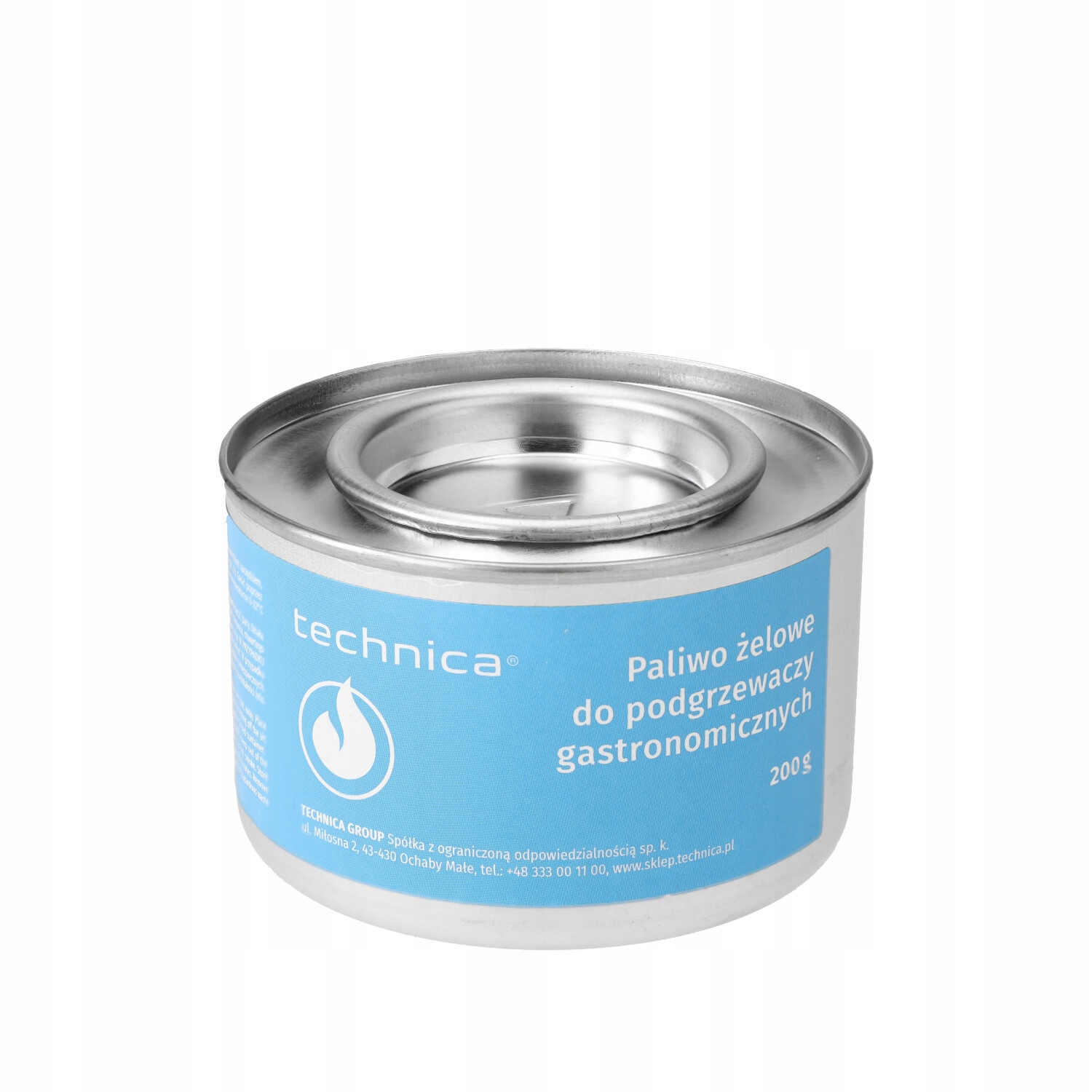 ZESTAW podgrzewacz GN 1/1 gastronomiczny 9L 12x Paliwo żelowe 200g TECHNICA Marka Technica