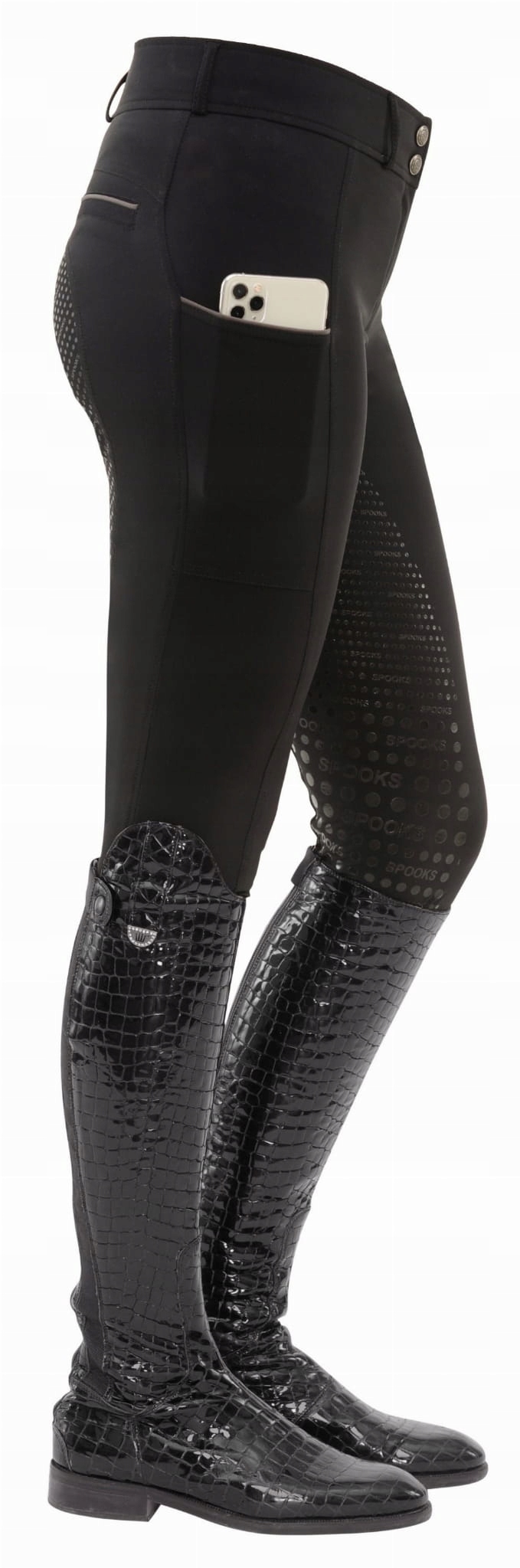 Spooks bryczesy damskie Abbie Full Grip black XL