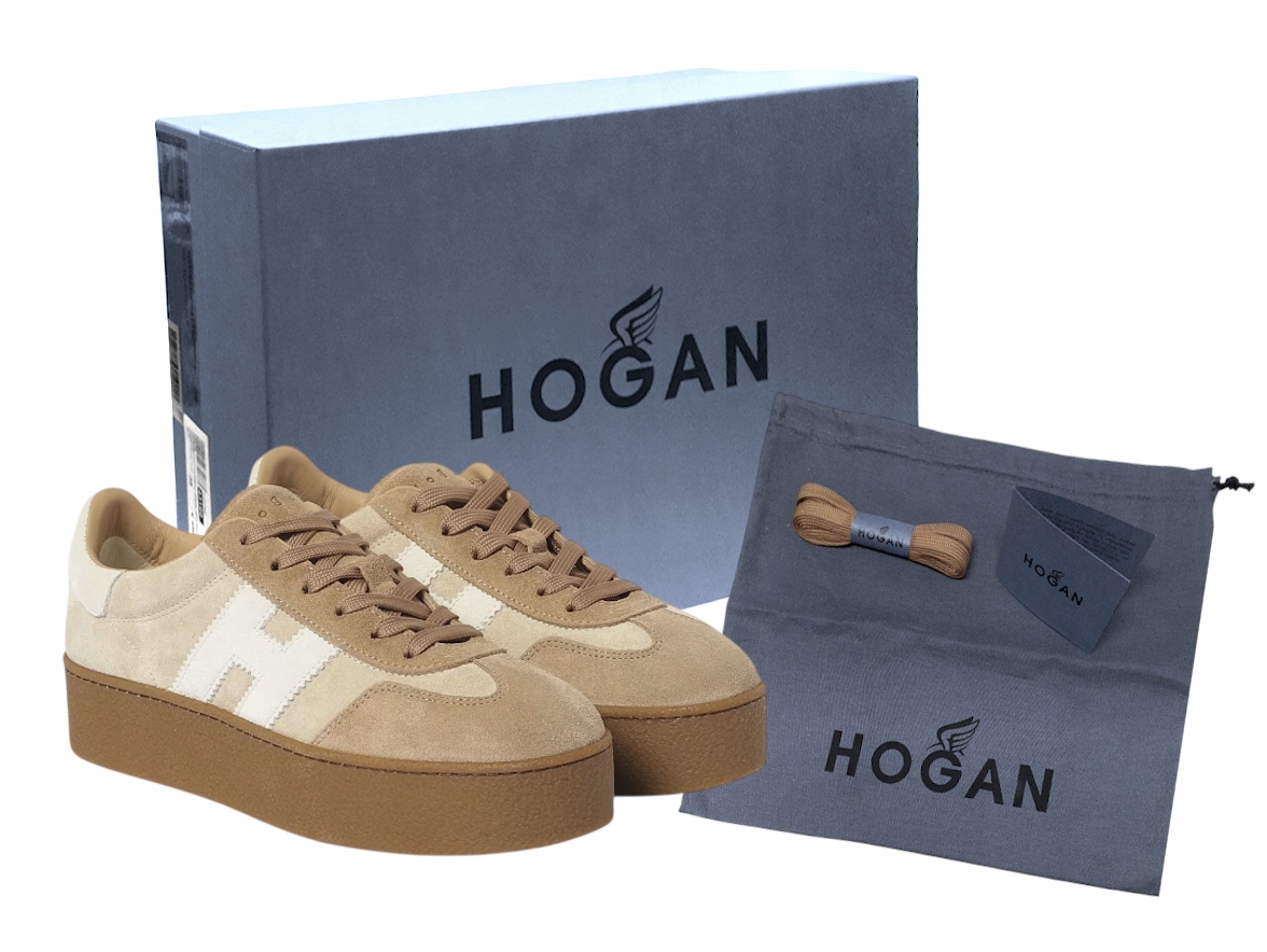Hogan Dámské Tenisky H681 Přírodní Telecí Kůže vel. 38