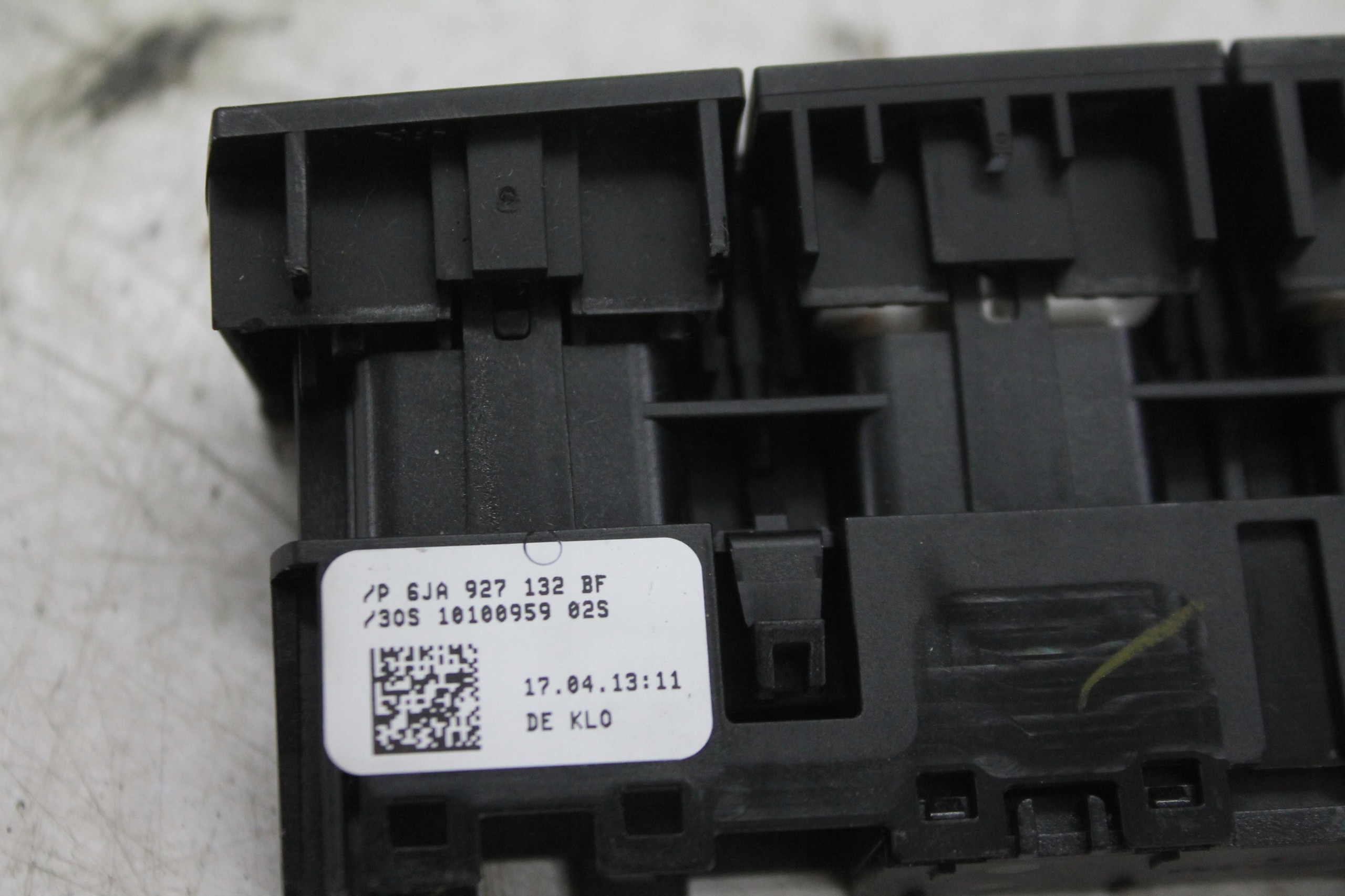 PANEL switch button 6JA927132BF TOLEDO IV RAPID 12-18
