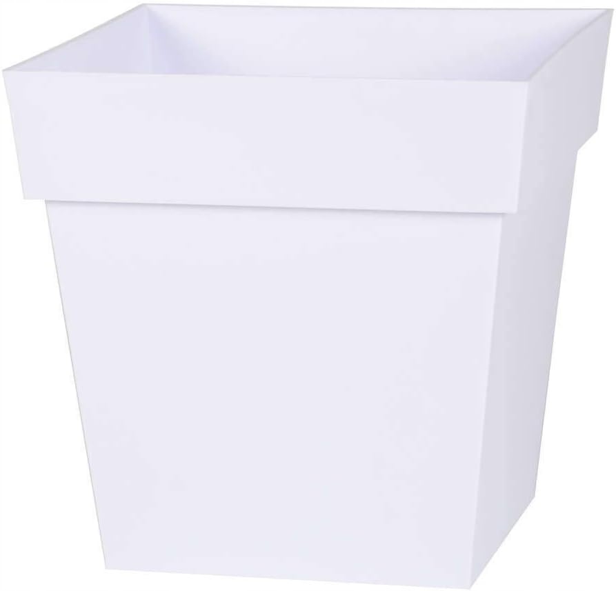 Eda Květináč Toskana Bílý 32 cm x 32 cm 22 l