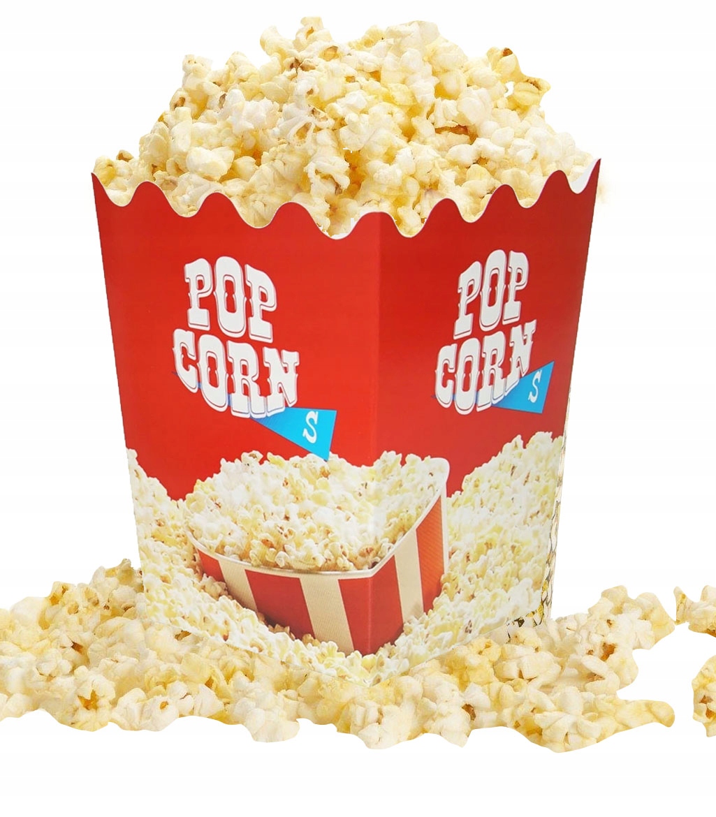 

Kubki na Popcorn 0,5 litra 25 g popcornu 100 szt