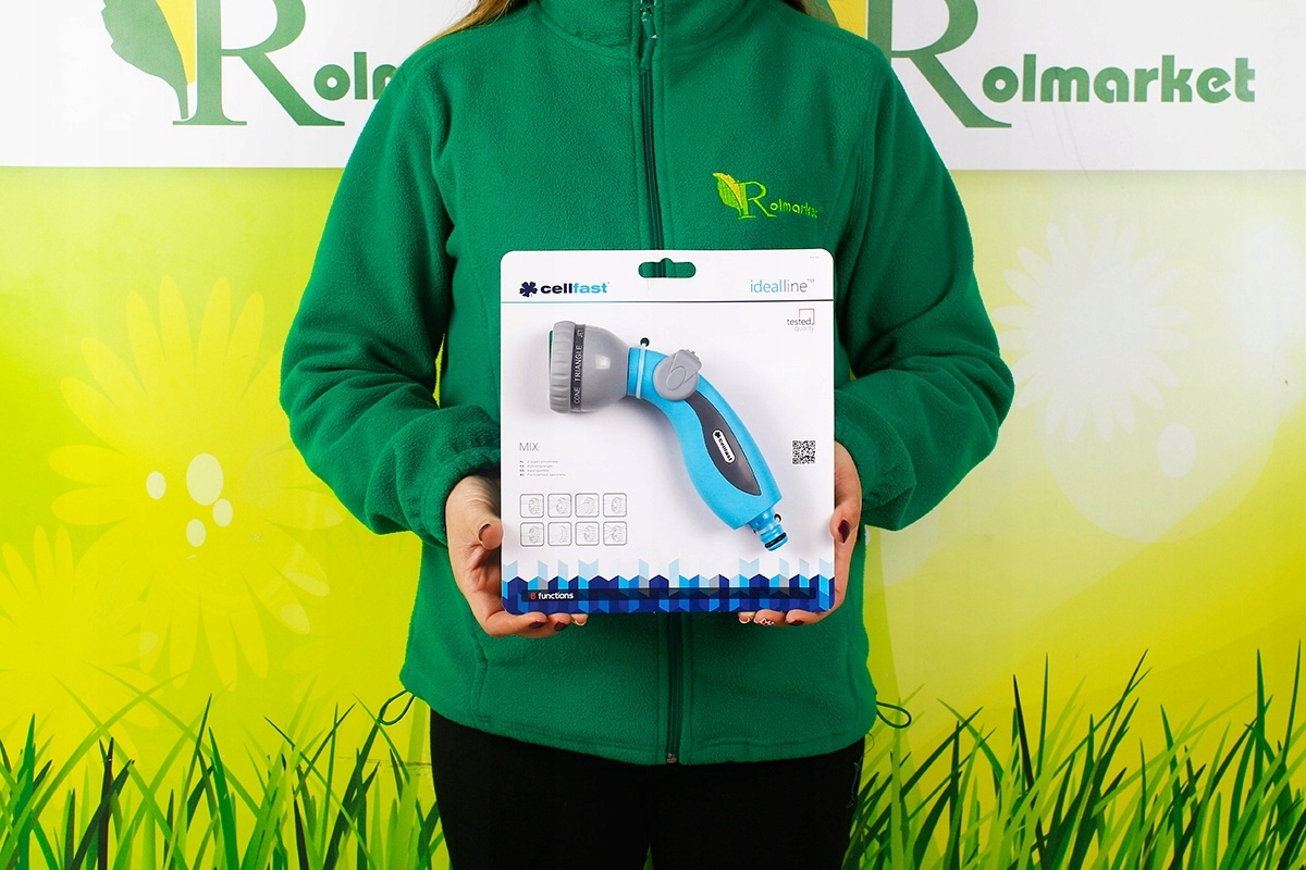 PISTOLET DO PODLEWANIA 8-FUNKCJI zraszacz pistoletowy 8 funkcyjny Cellfast Marka Cellfast