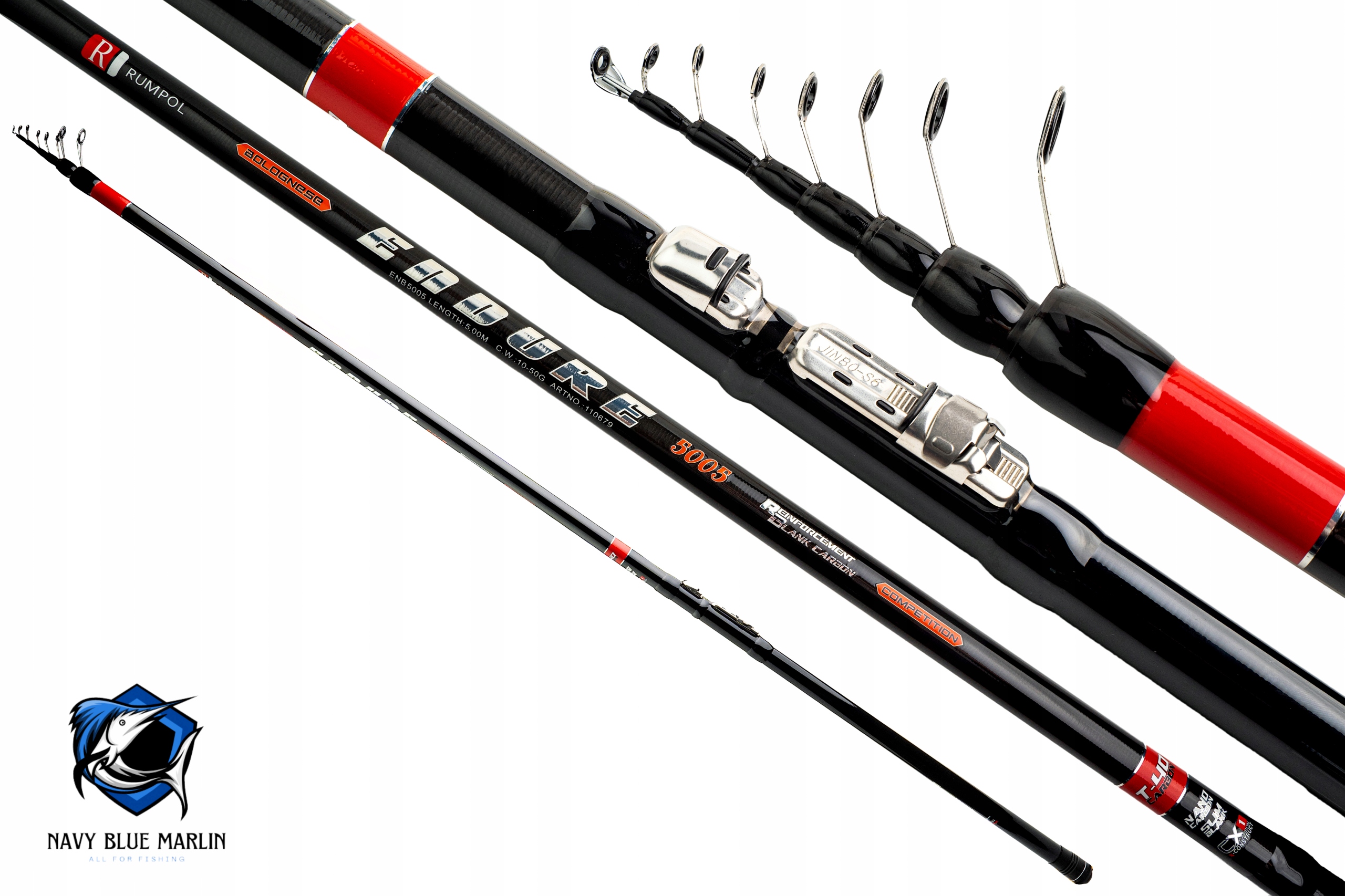 Prut Endure Bolognese 7M 10-50G Nano Carbon Bolonka 700 CM Rumpol Dárek