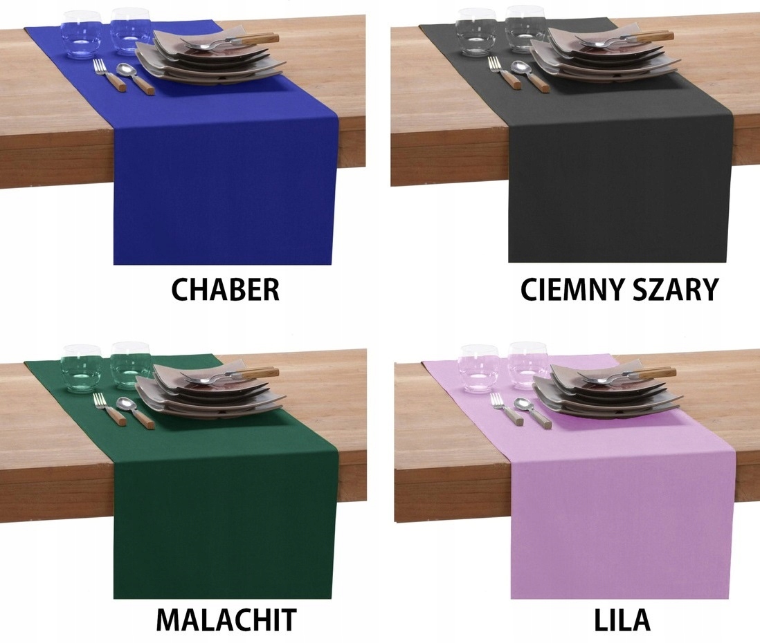 BIEŻNIK GŁADKI MATOWY PRACTICAL 40x220 GRUBY KOLOR Materiał wykonania poliester