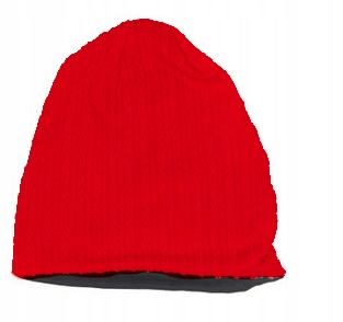 

Dwustronna Czapka Beanie Krasnal 50-56cm Czerwona