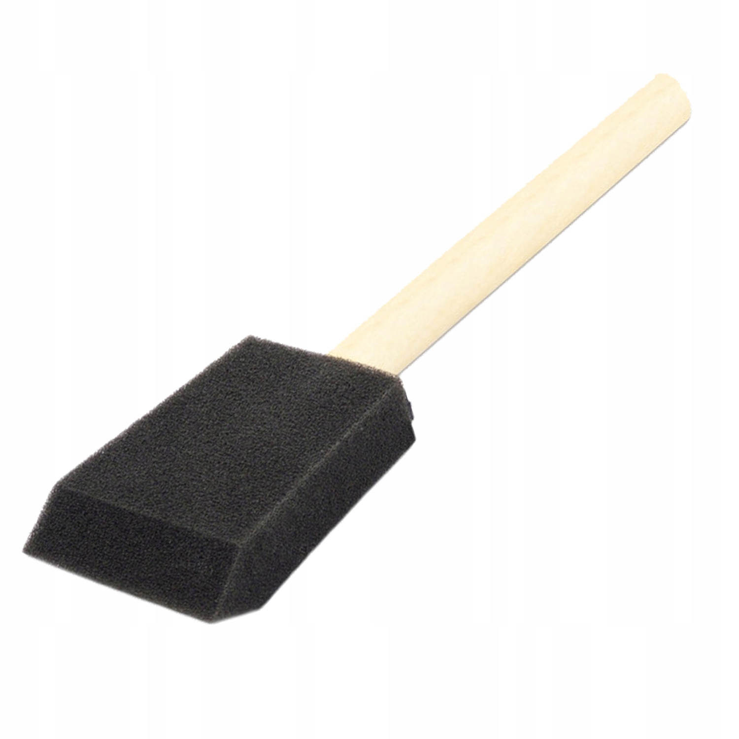 Plochý Houbový Štětec 5 CM 50 MM Na Malování, Černý, Malířský, Na Malování