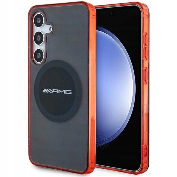 Etui Amg Transparent Bicolor MagSafe na Samsung Galaxy S24 czarne