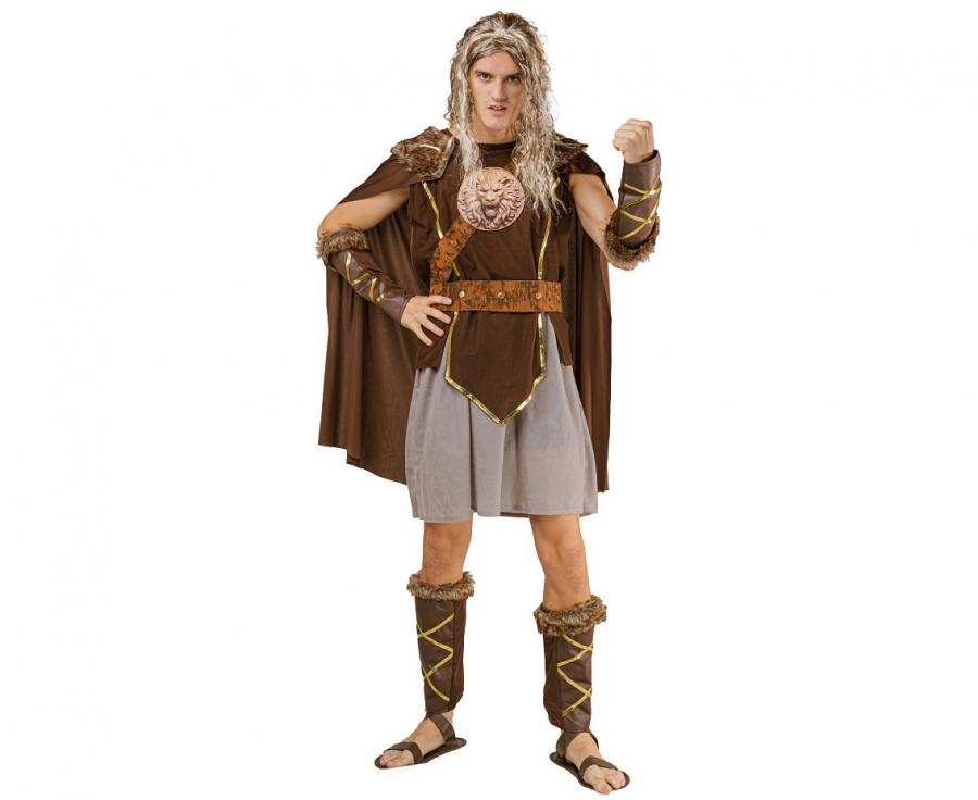 Sada pro dospělé Bojovník Viking (plášť, halenka, sukně, pásek),