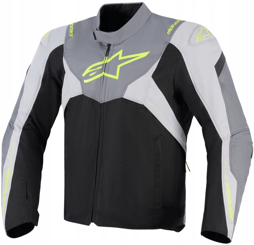 Motocyklová Bunda Alpinestars T-jaws V4 Wp Black/gray XL 3200125-1567-XL