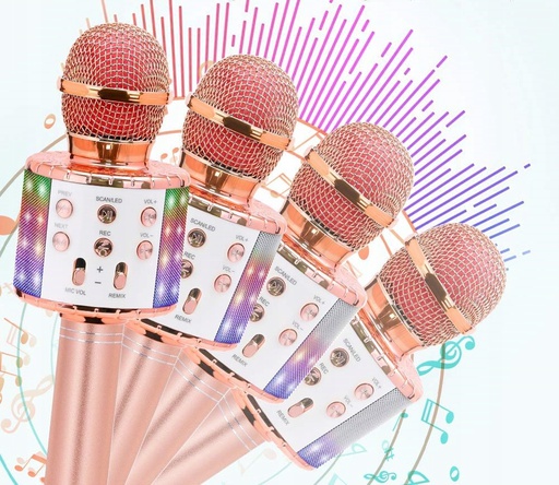 MIKROFON DLA DZIECI mikrofon KARAOKE mikrofon bezprzewodowy Z GŁOŚNIKIEM Kod producenta WS-858