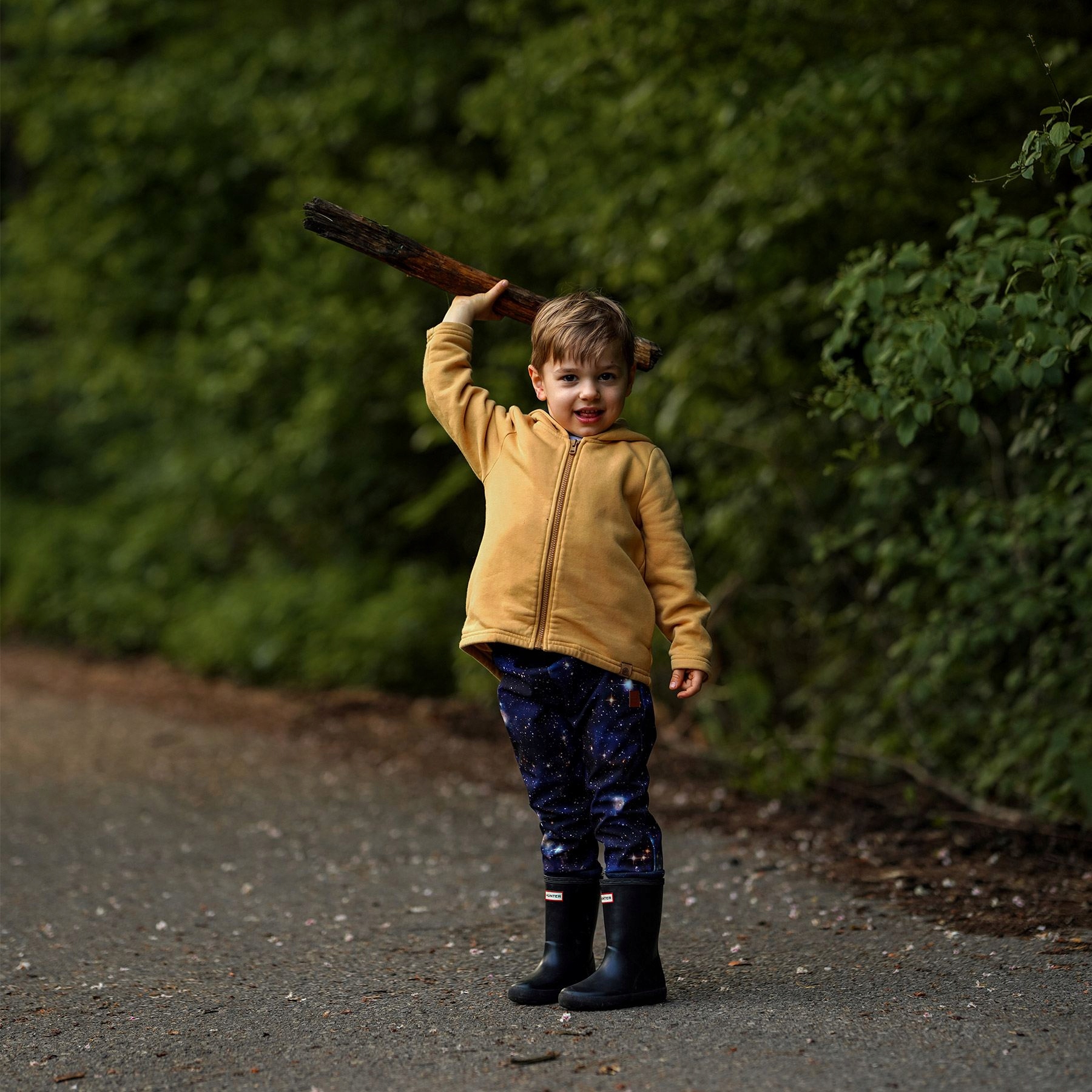 TuSzyte | Spodnie softshell Galaktyka R.104 Długość długie