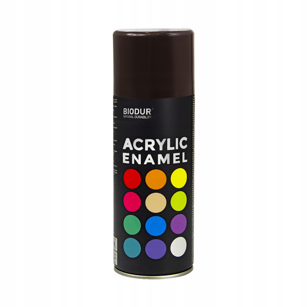 

Emalia akrylowa spray brązowa czekolada 400mll/RAL