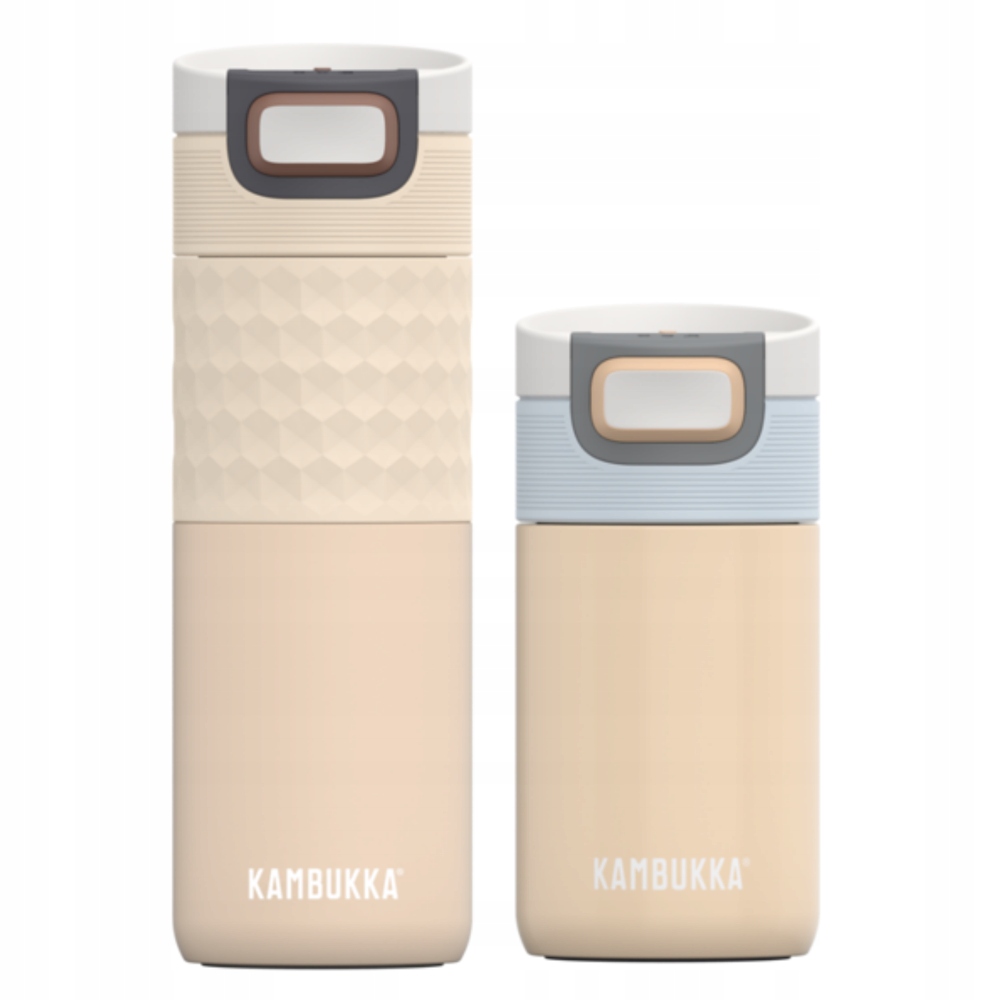 Kambukka 2x kubek termiczny do auta Etna Grip 500ml, Etna 300ml Beige Lover