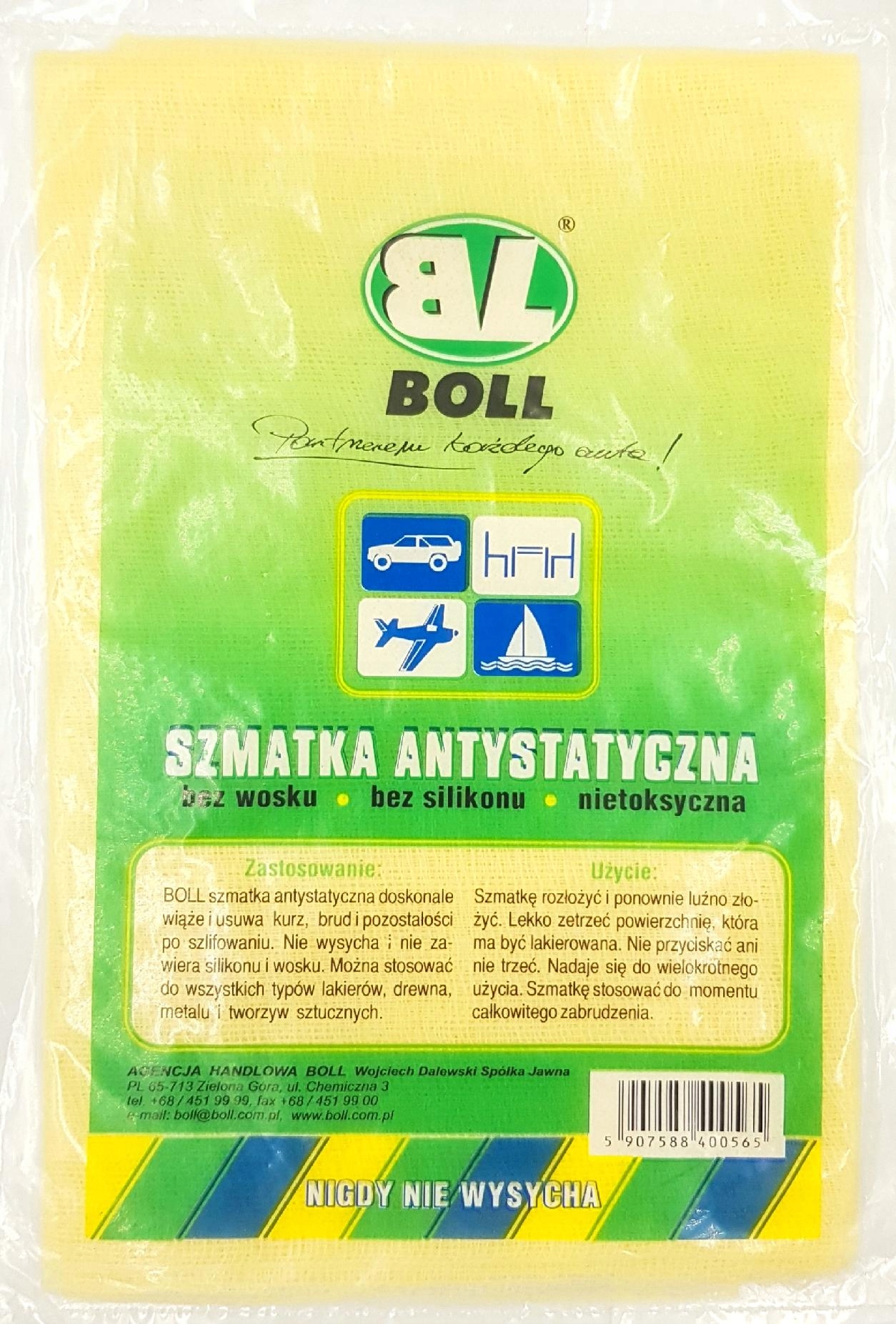 

Szmatka Boll Antystatyczna Przed Bazą Lakierem