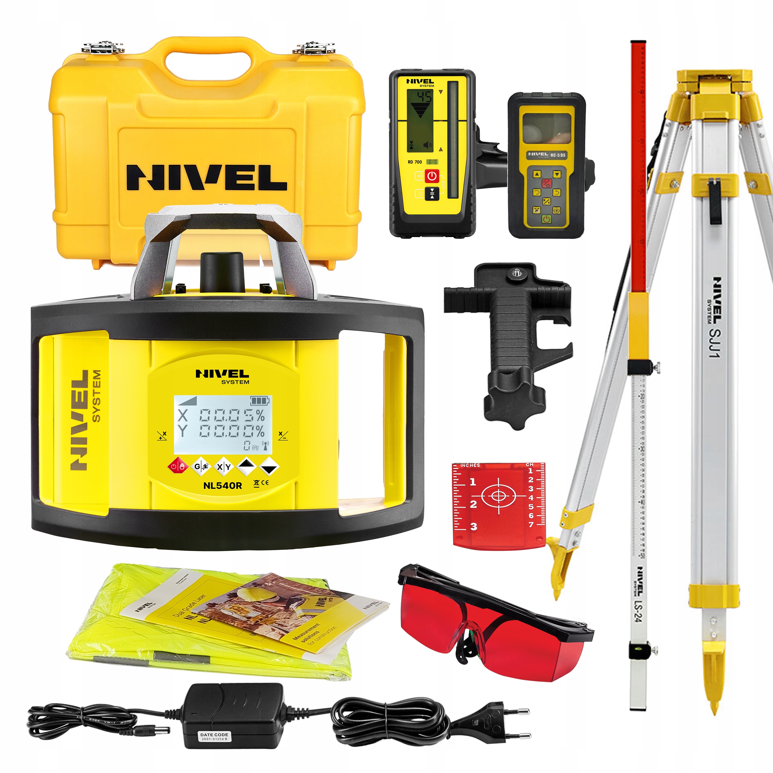 Niwelator laserowy Nivel System NL540 DIGITAL + RD700 |SPADKI 10% | LCD