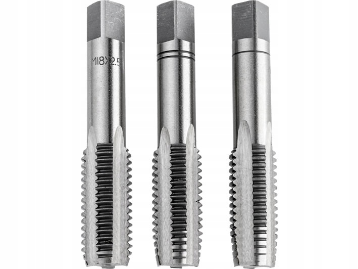 

Gwintownik M18 x 2,5mm Zestaw 3 Szt