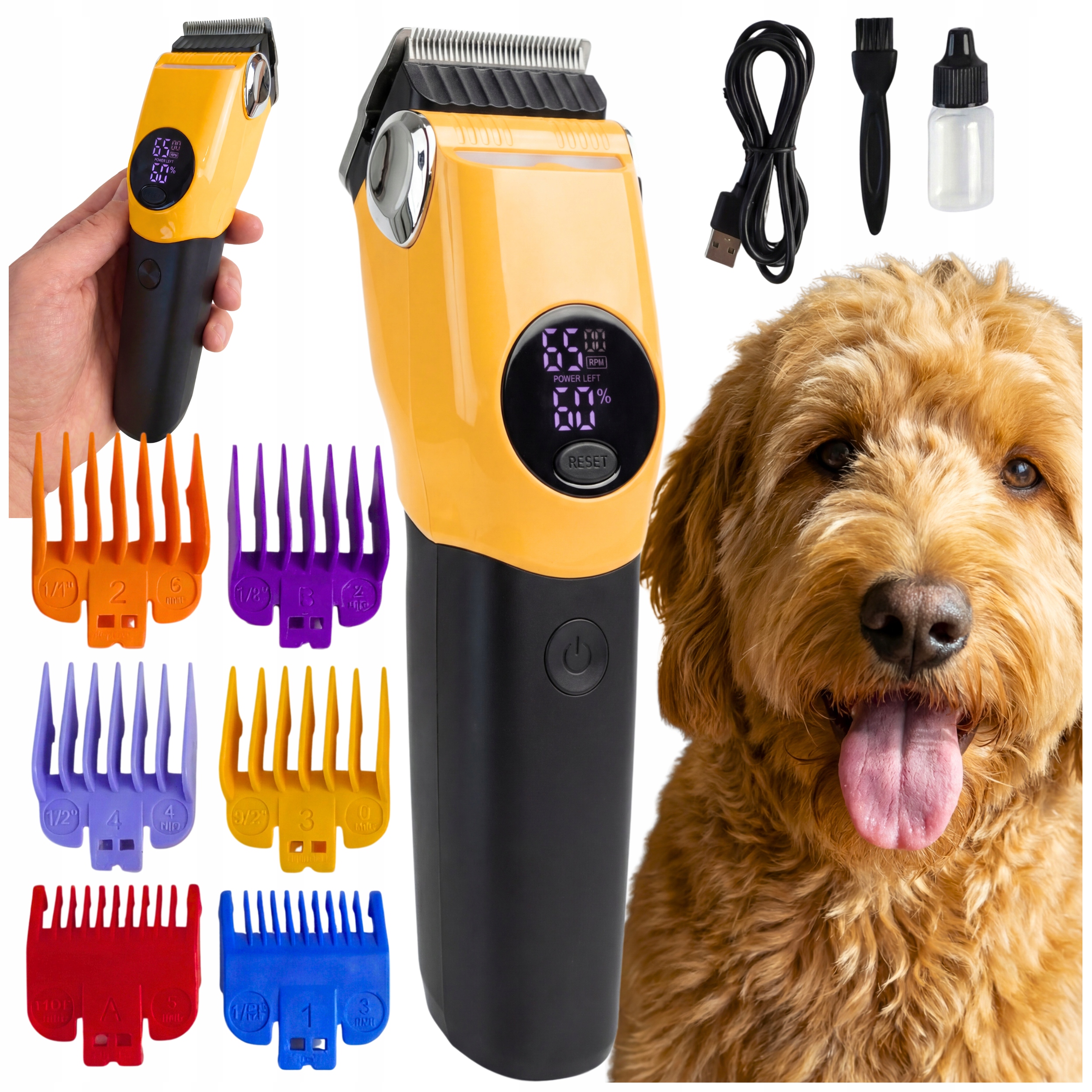 Holicí Strojek Pro Psa, Bezdrátový, Profesionální