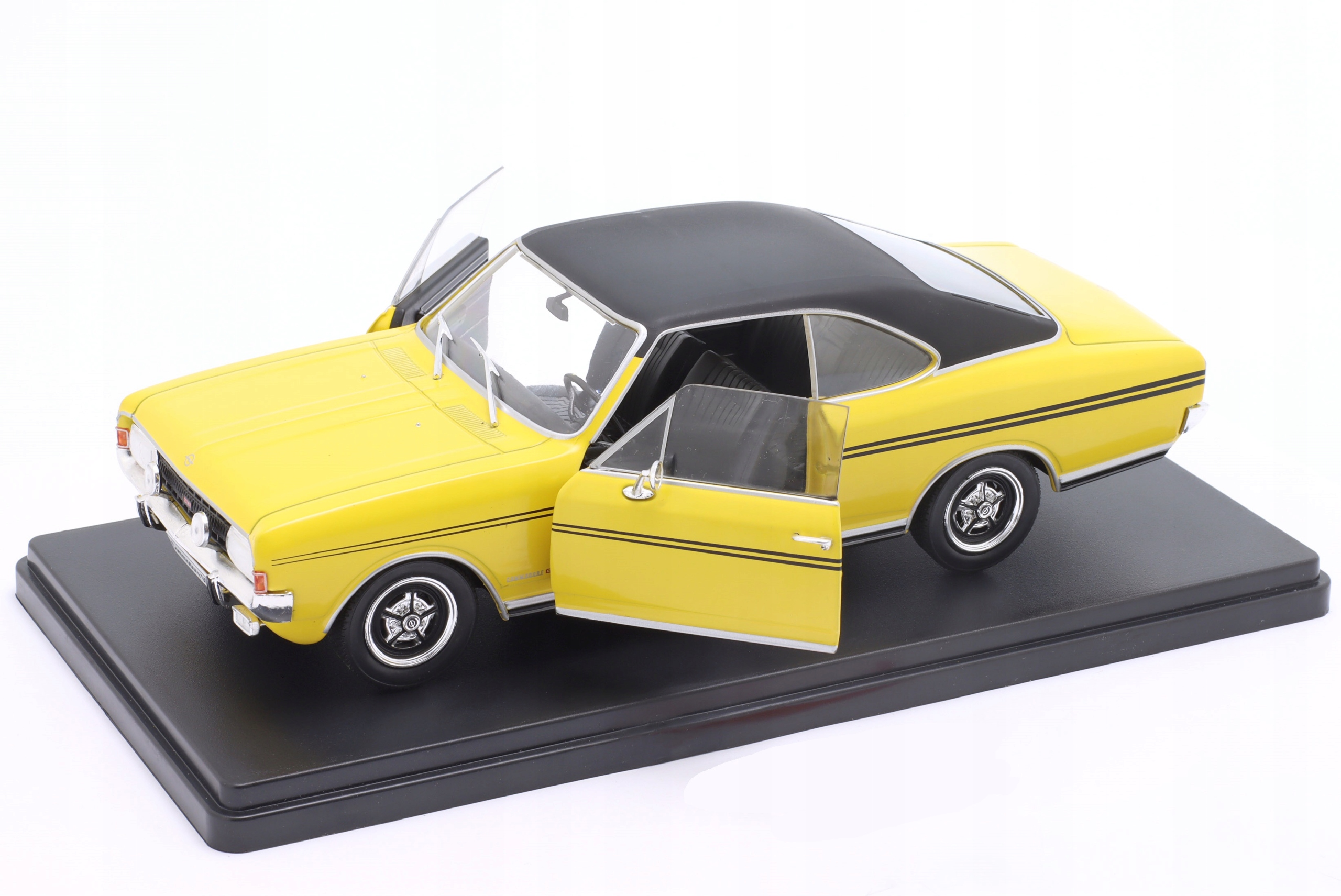 Opel Commodore A Gs/e Coupe 1970 Yellow Hachette 1:24 1/24 Model Auta