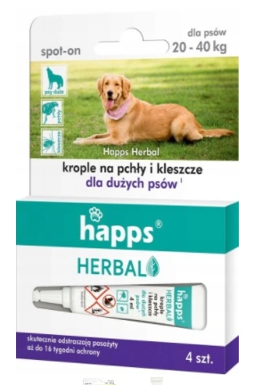 

Krople na kleszcze i pchły psy duże do 40kg 4sztuk