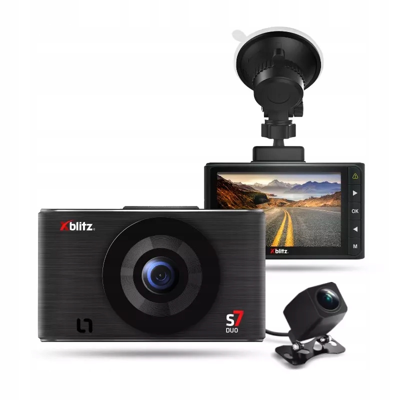 Kamera do auta s nahrávaním spredu aj zozadu Xblitz S7 Duo