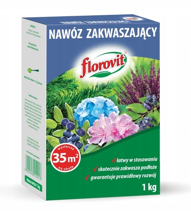 

Nawóz Florovit Zakwaszający r. Kwaśnolubne 1kg