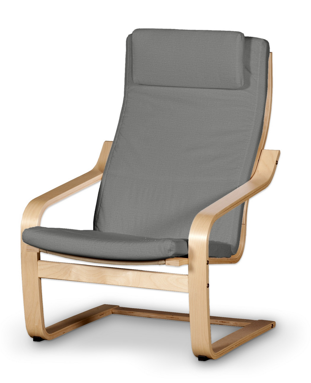 Dekoria Polštář na křeslo Poäng II Ikea šedý