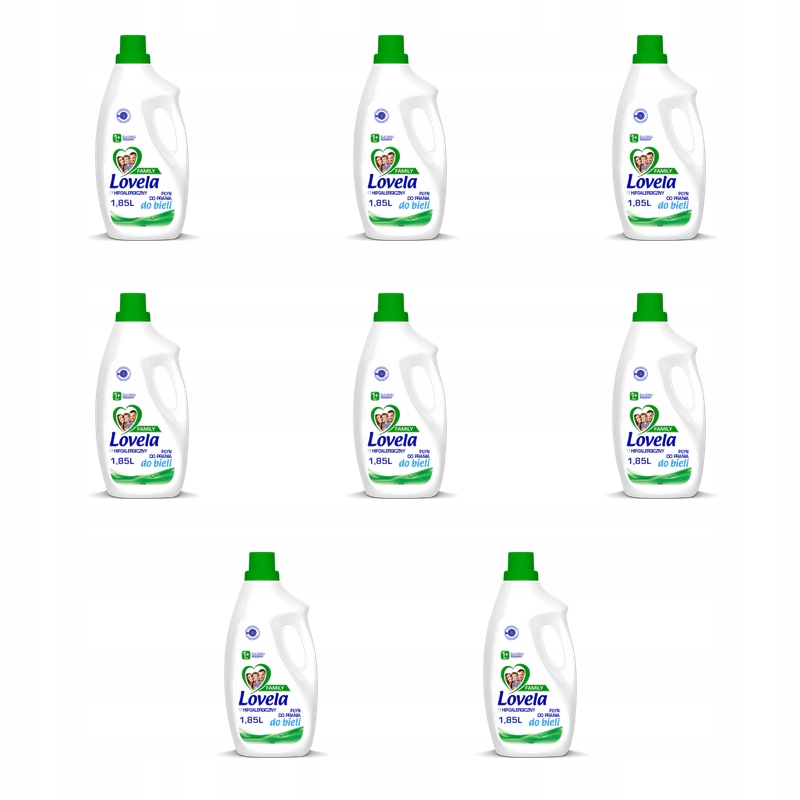 Lovela Family Tekutý prací prostředek White 1,85 l X8
