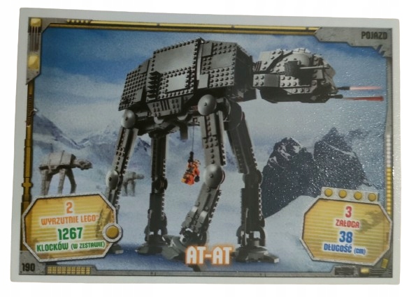Karta Lego Star Wars Seria 3 Numer 190