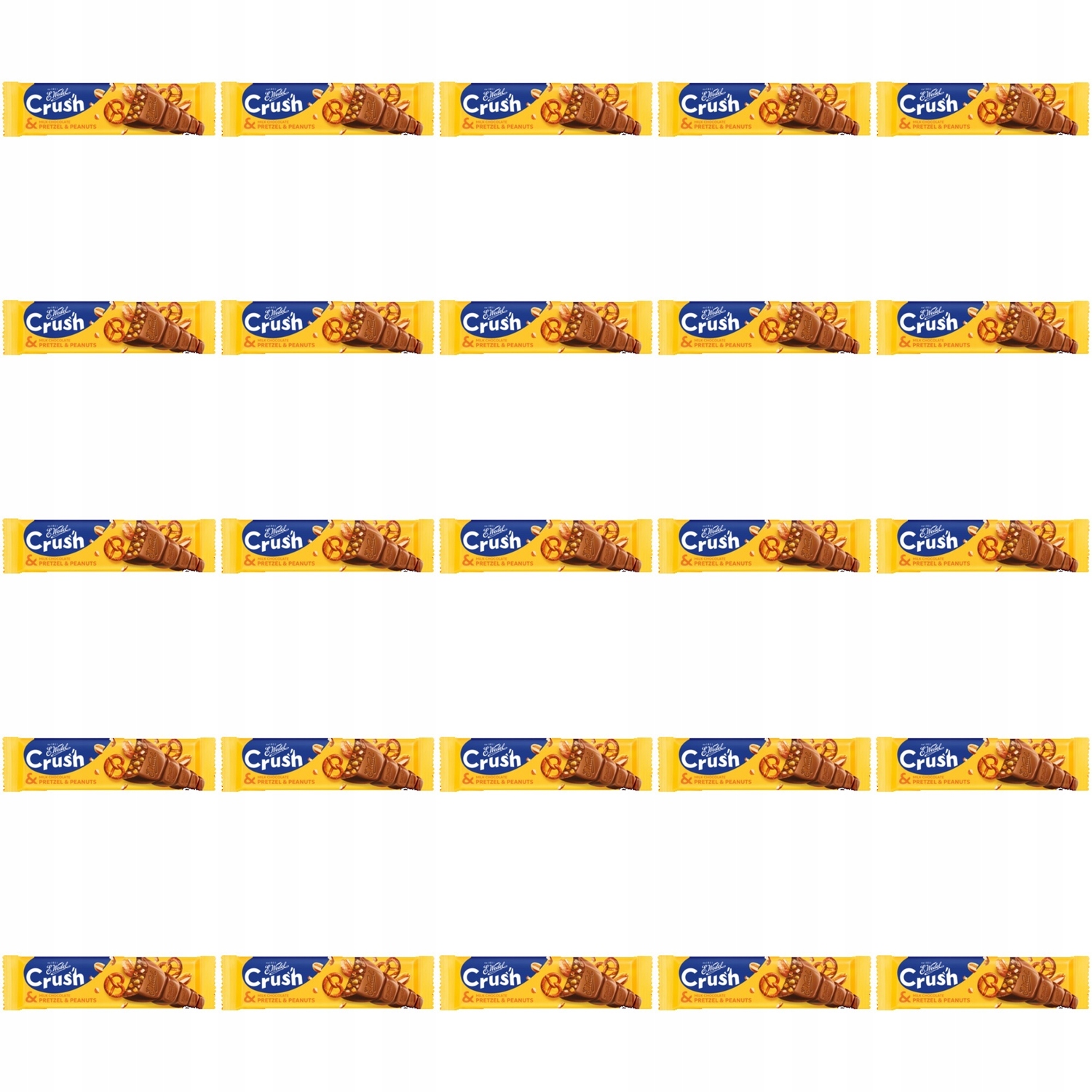 25 x 25 g Wedel tyčinka s preclíky arašídů a čokoládovým mlékem Karton