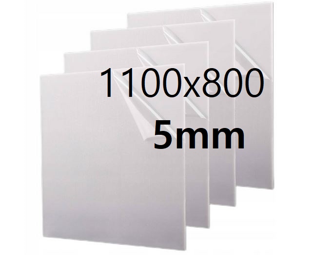 Plexi Plexa deska na míru mléčná opál 110 cm x 80 cm x 5 mm