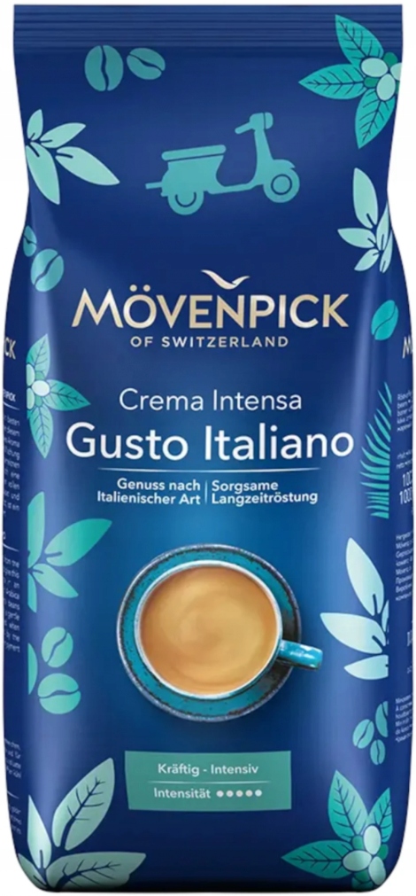 Levně Movenpick Gusto Italiano káva zrnková káva 1 kg