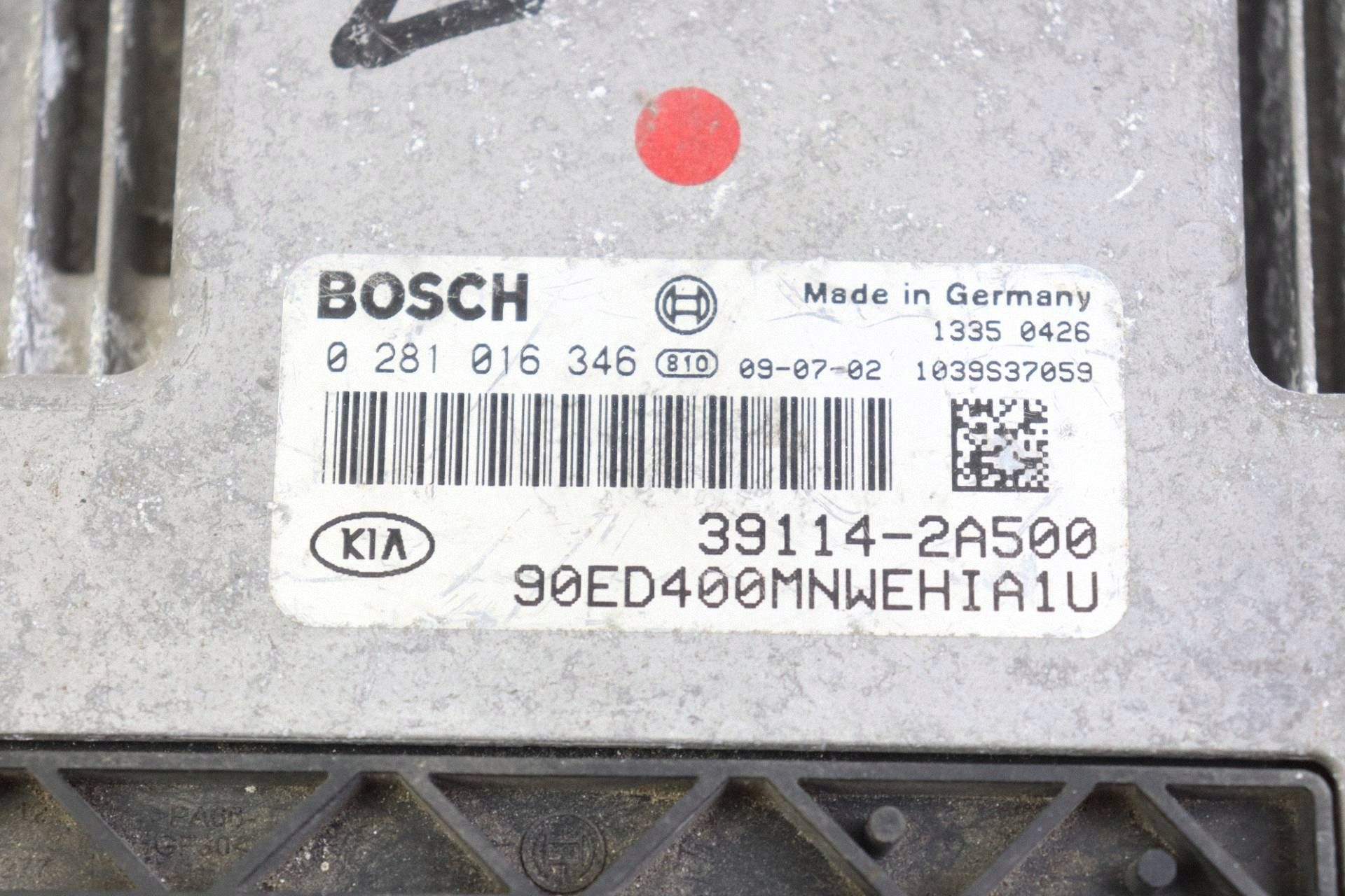 KIA CEED et module unité de commande électronique uce moteur 1.6 CRDI 39114-2A500 0281016346