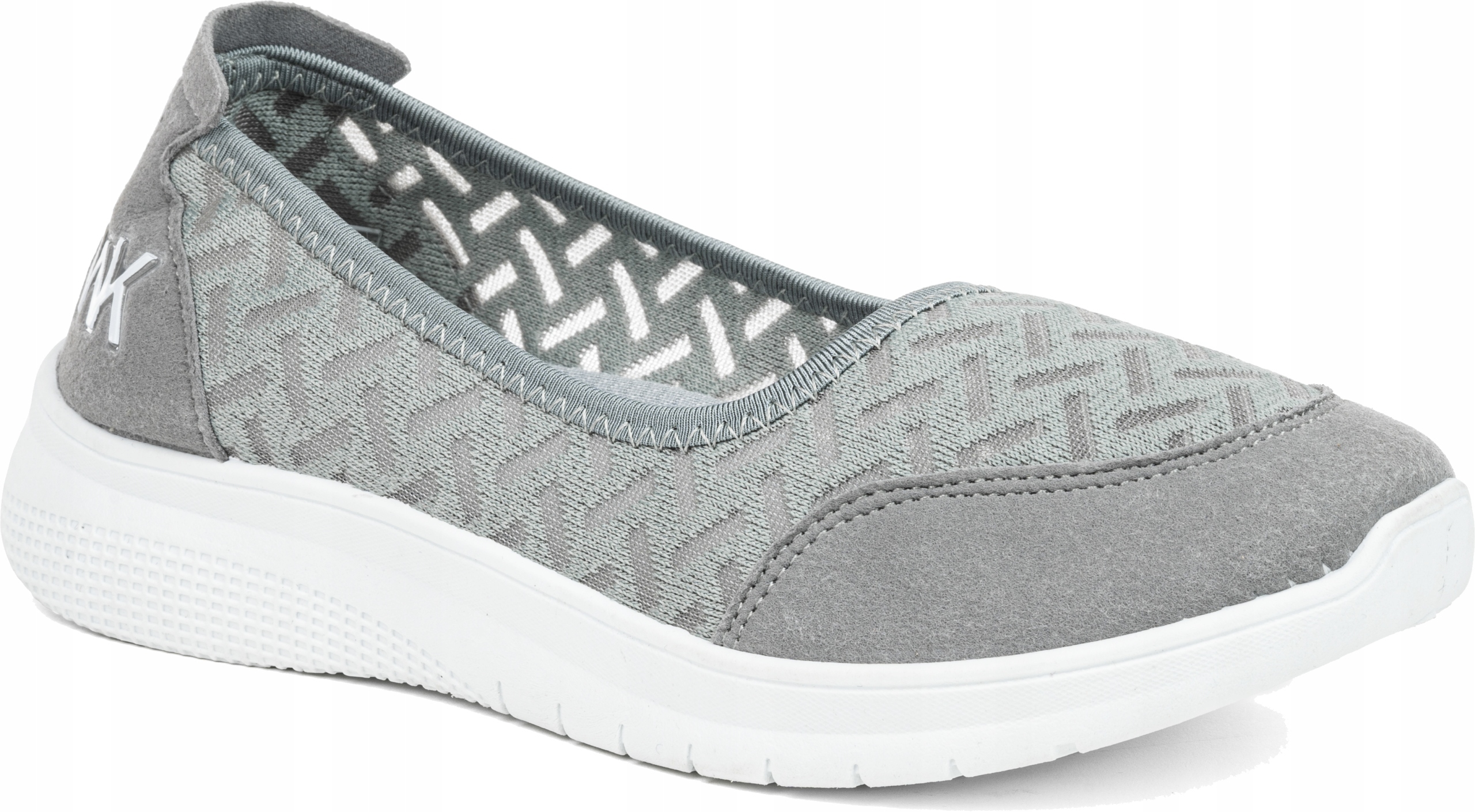 Sportovní tenisky Ažurové prodyšné šedé Zasouvací Wojtyłko 41