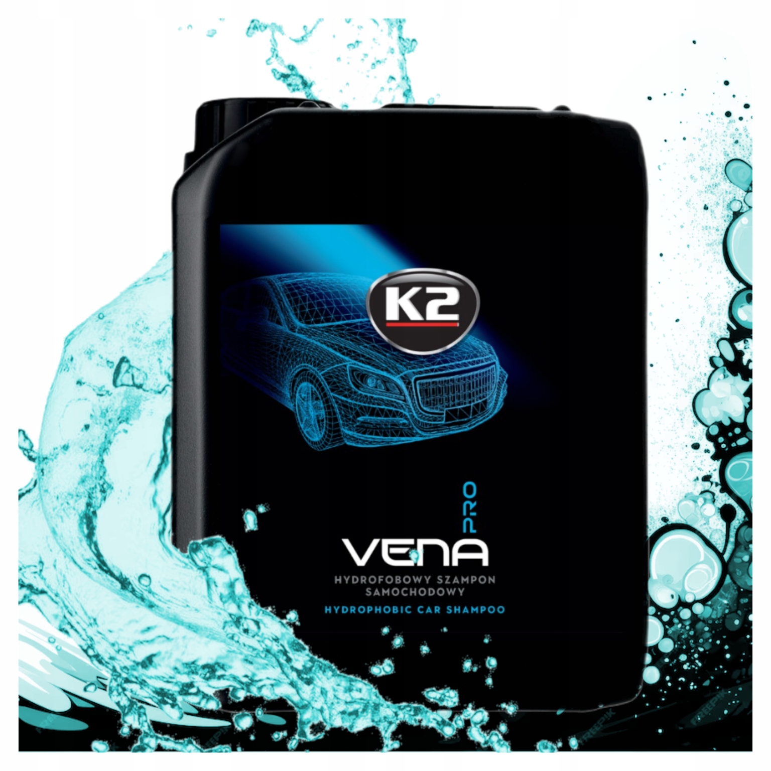 Koncentrát K2 Vena Pro 5L Šampón na umývanie auta Hydrofóbny