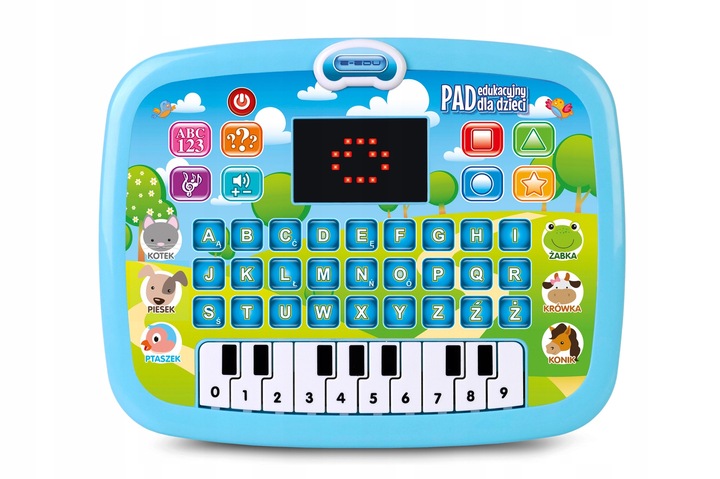 LAPTOP DOTYKOWY EDUKACYJNY KOMPUTER TABLET LCD PL Marka inna